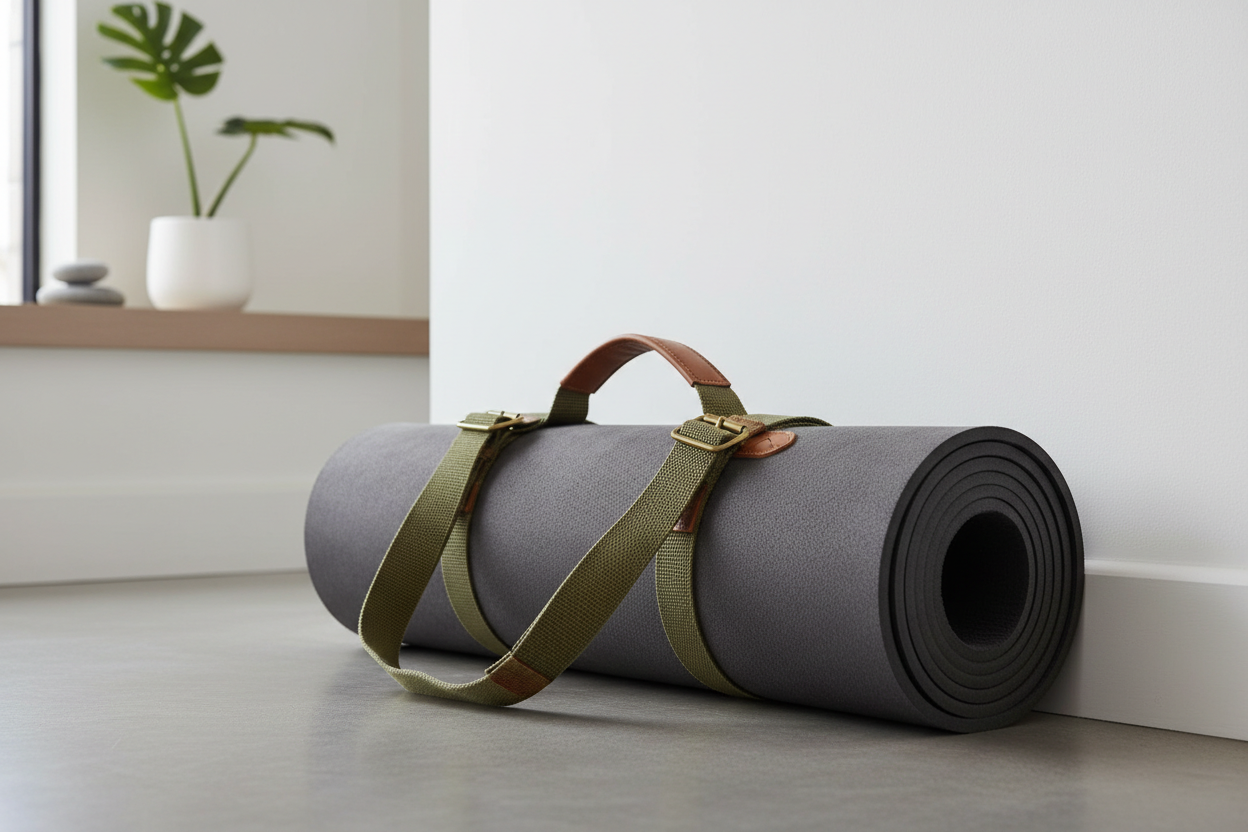 Tapis yoga studio minimaliste